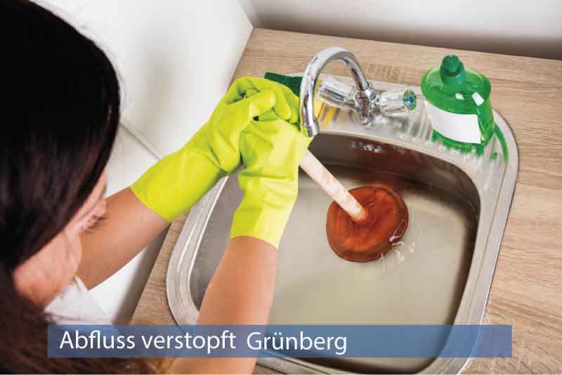 Abfluss verstopft Grünberg